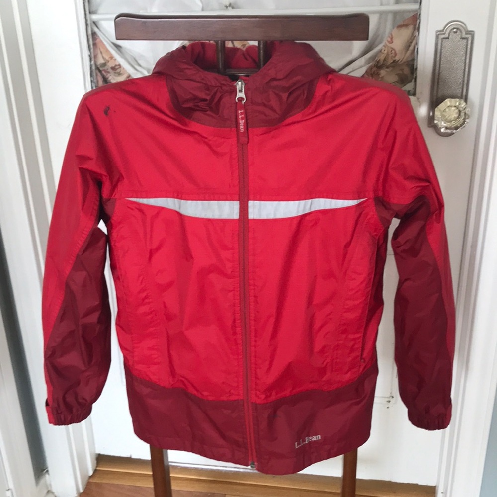 L.L. Bean Boys 10-12 Fleece-lined Raincoat